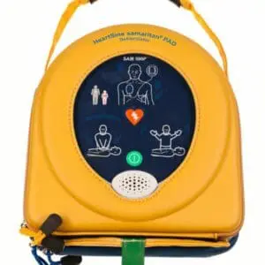 Heartsine samaritan PAD Defibrillator in case