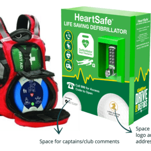 External Defibrillator and Portable Rucksack