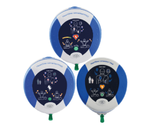 image of 3 heartsafe defibrillators