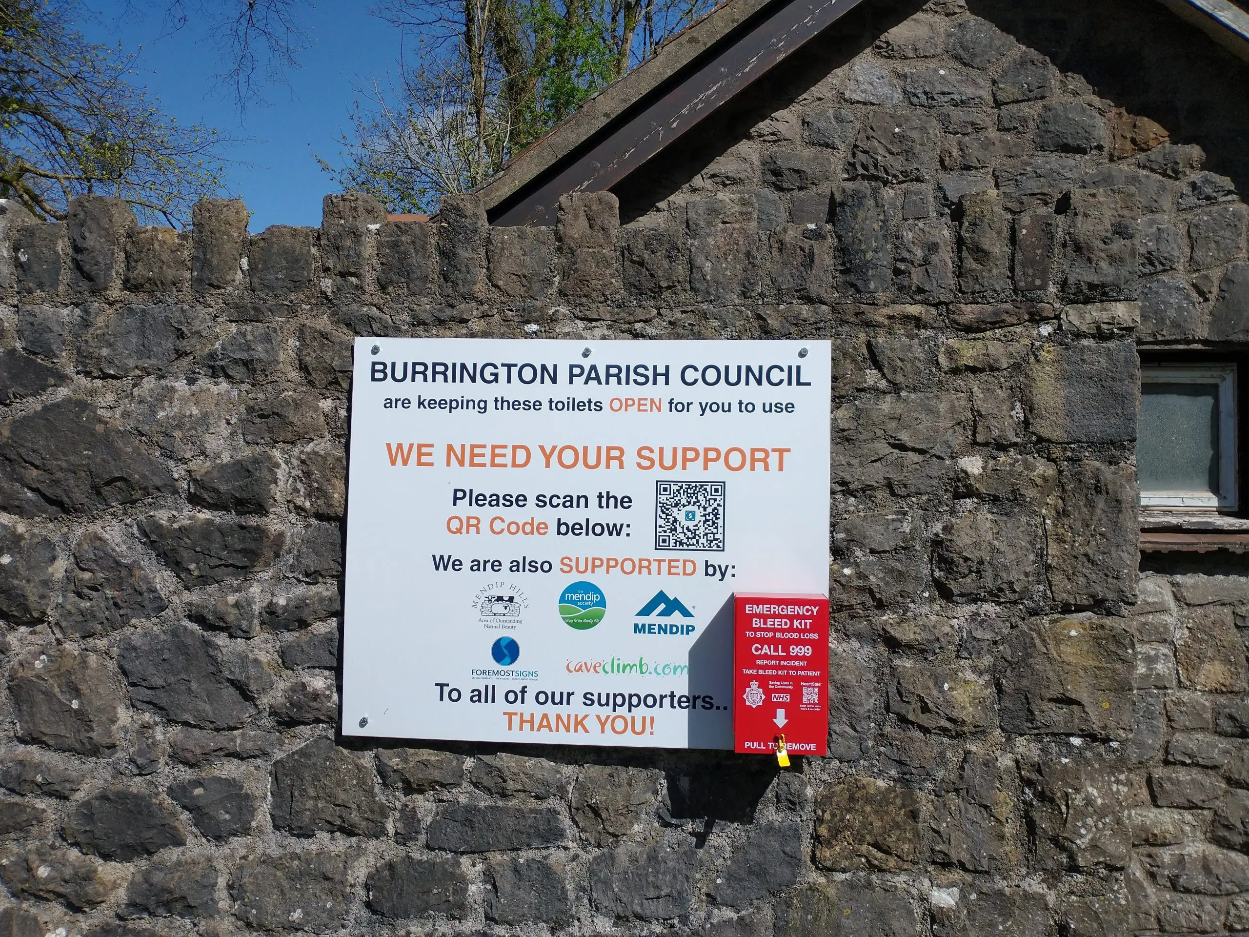 Burrington Combe Toilet block