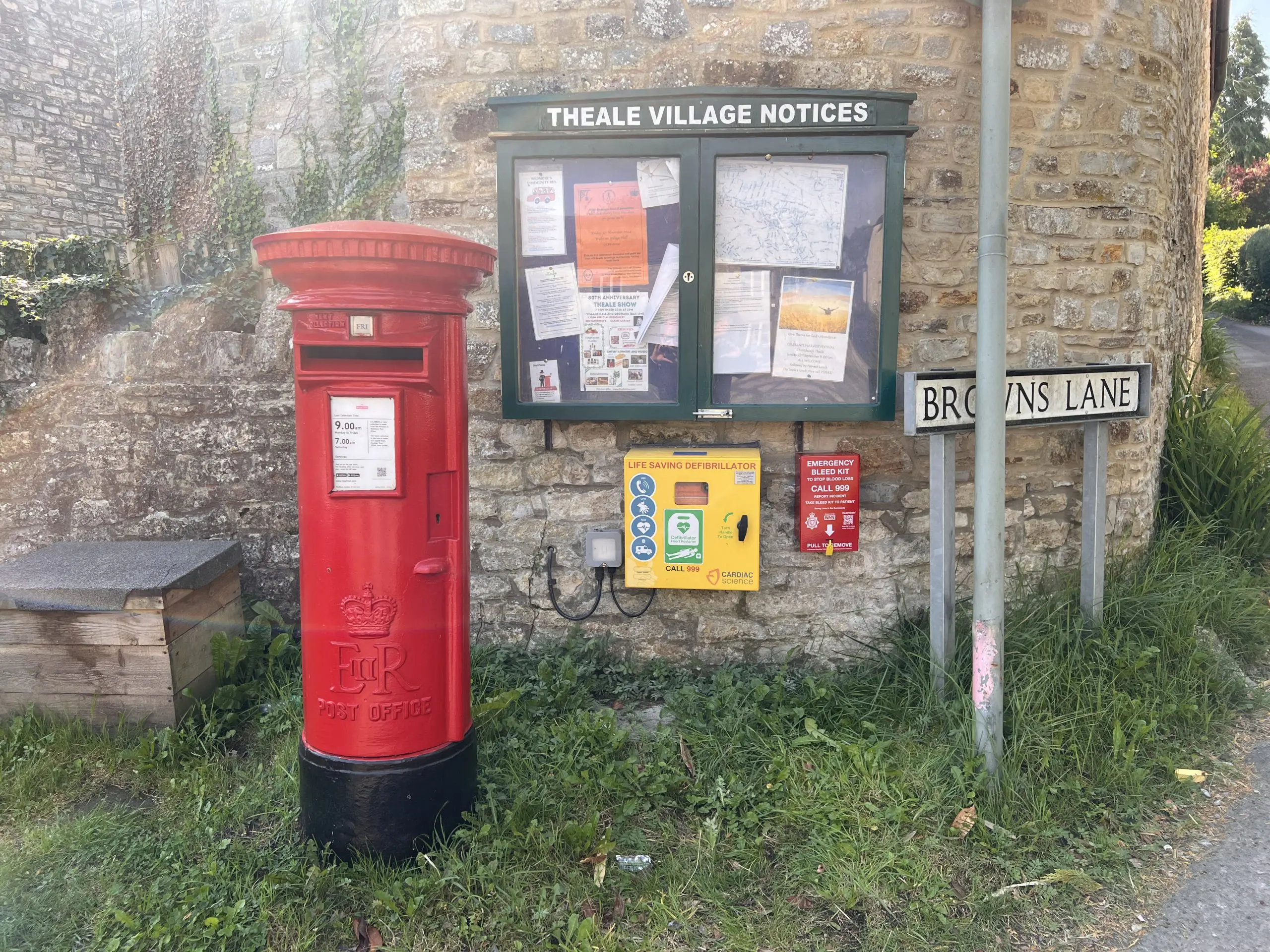 Theale Village Post Box
