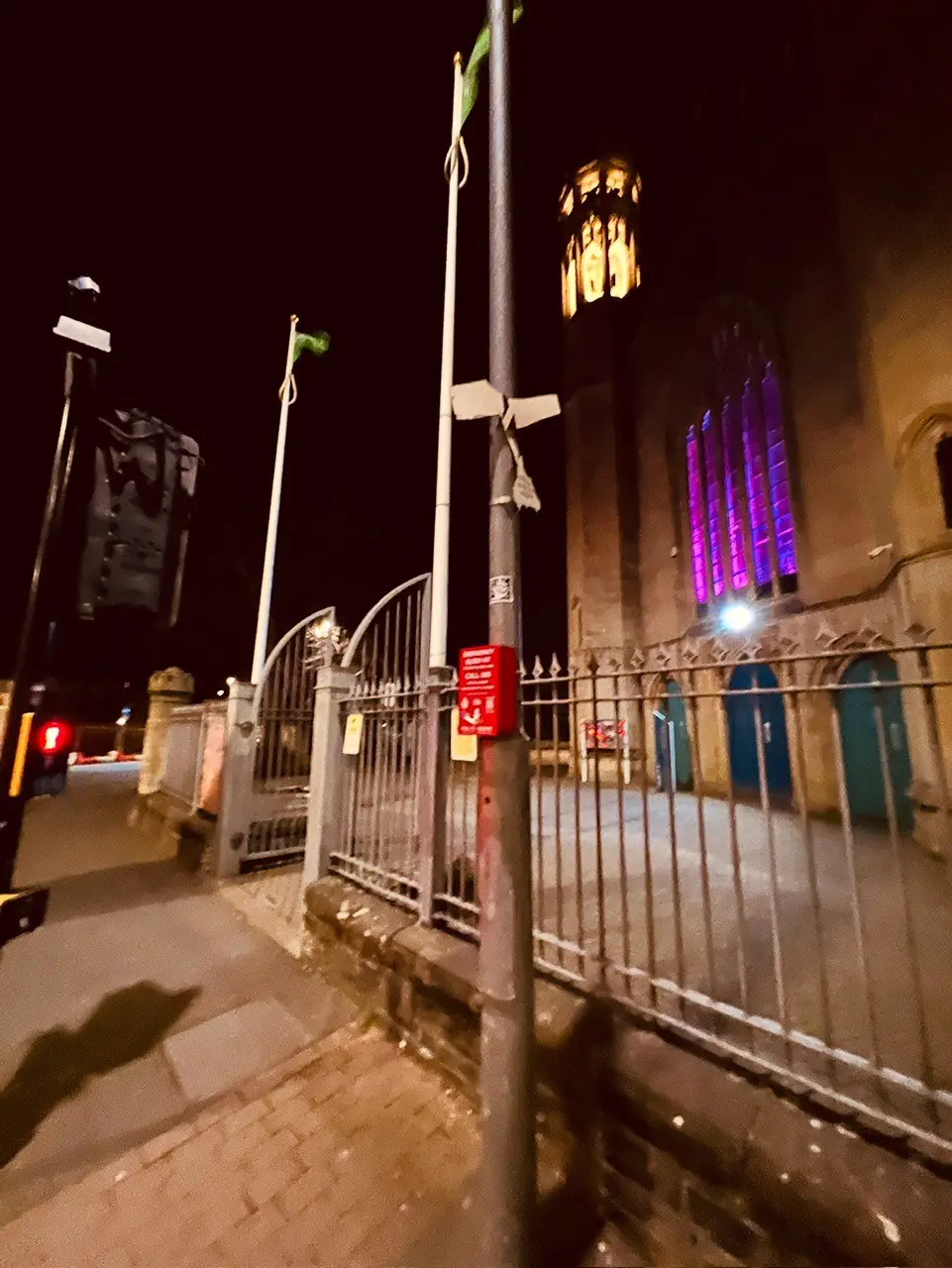 Lamppost outside Trinity Centre