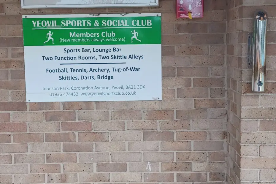Yeovil Sports Club - Club House