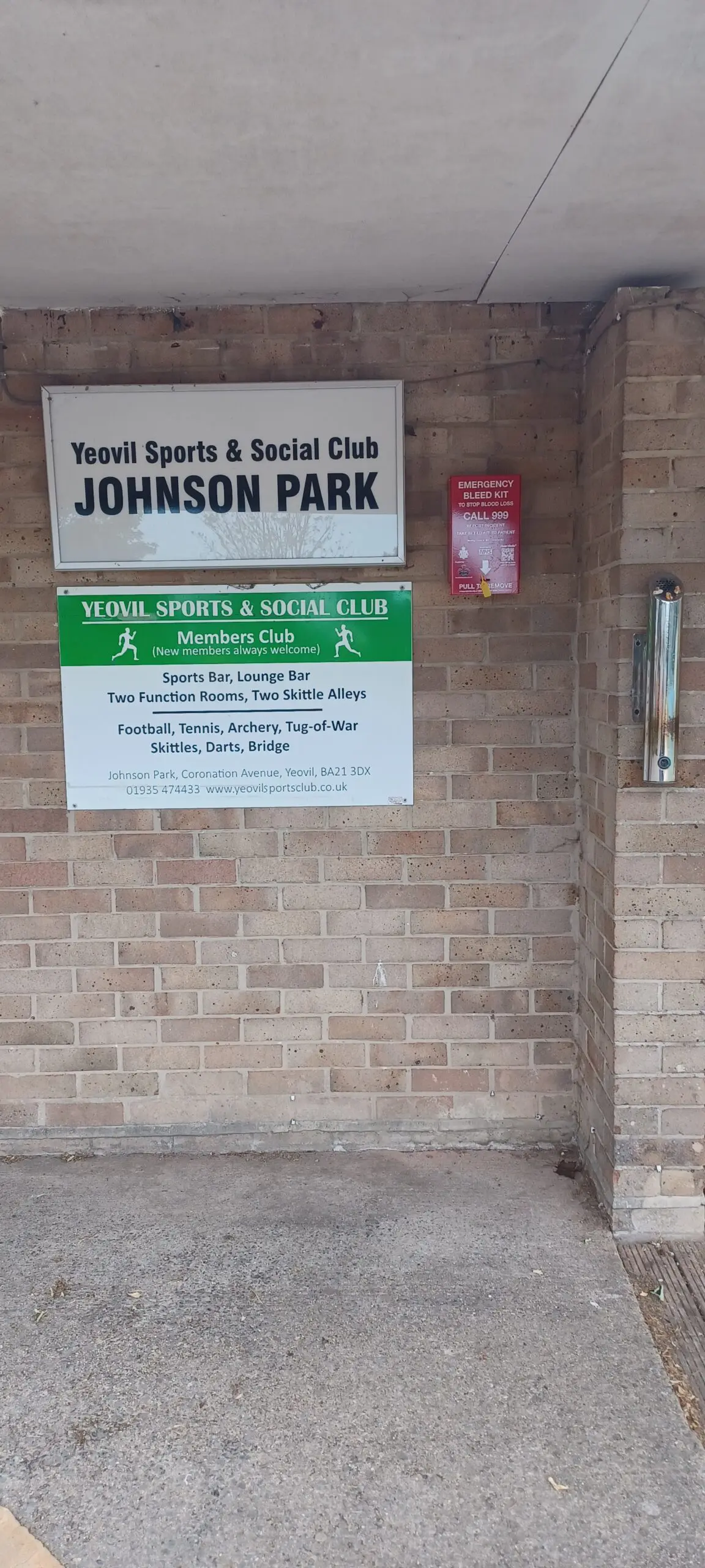 Yeovil Sports Club - Club House