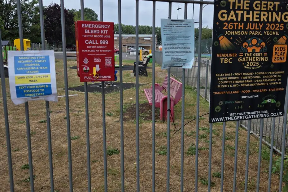 Yeovil Sports Club - Outside Entrance Gate
