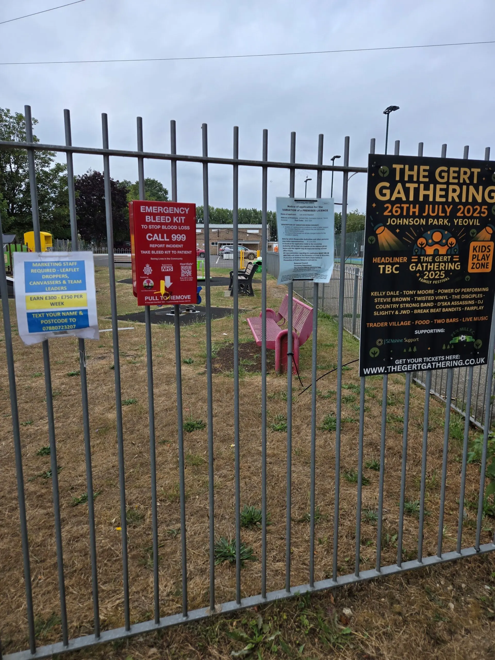 Yeovil Sports Club - Outside Entrance Gate