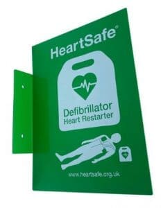 HeartSafe Metal Wall Sign