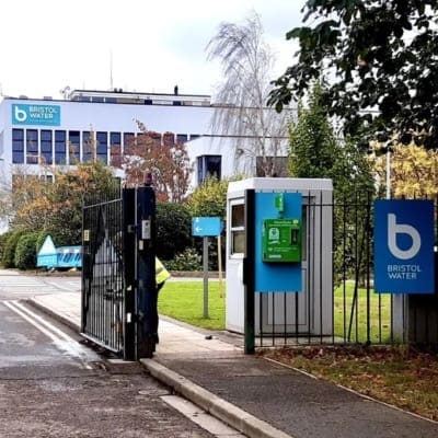 External Defibrillator outside of Bristol Water