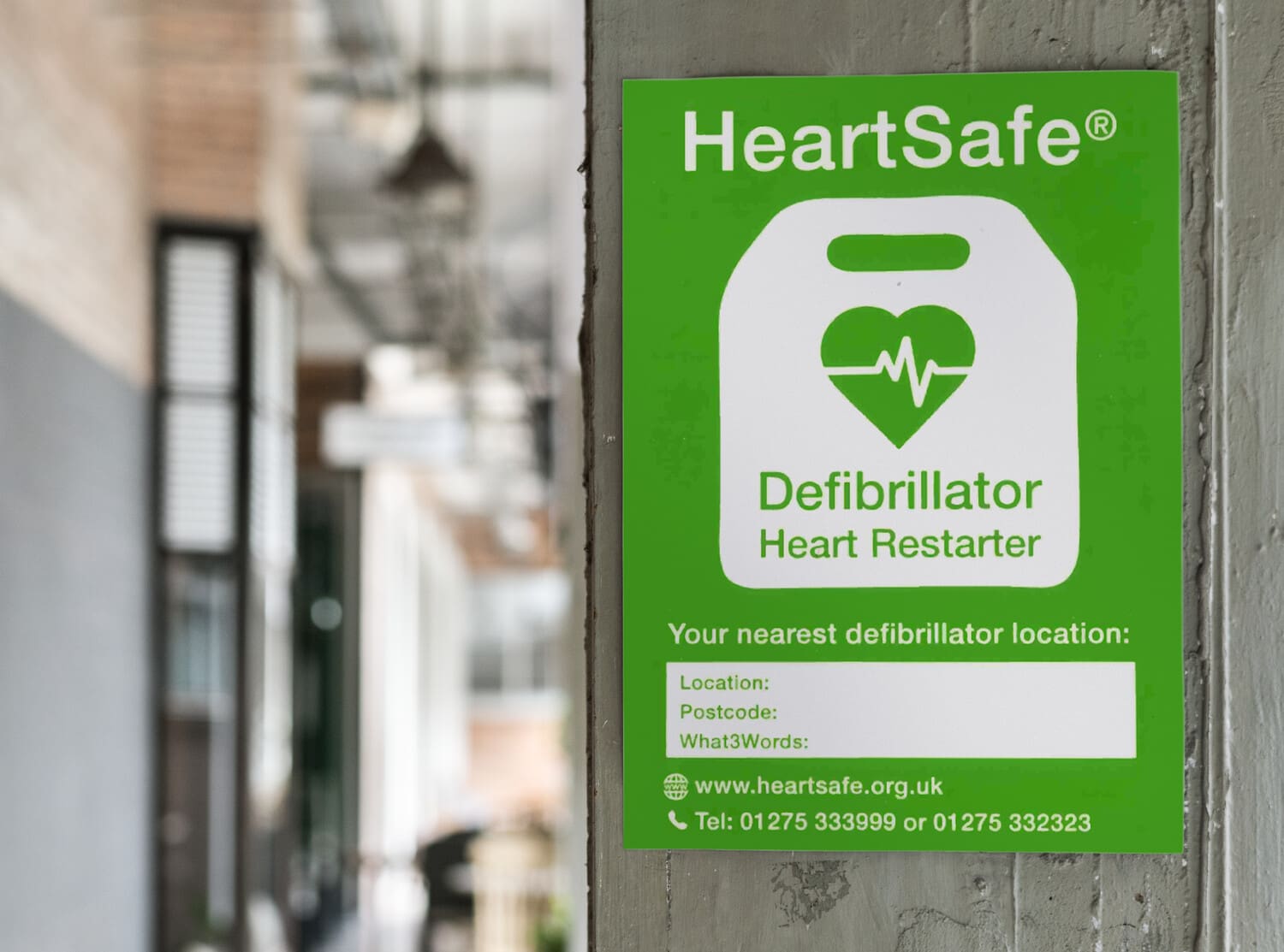 Picture of AED Locator Poster from HeartSafe