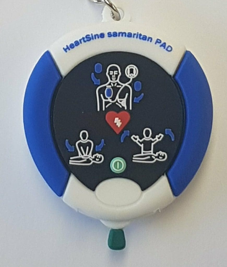 Heartsafe Samaritan PAD Keychain