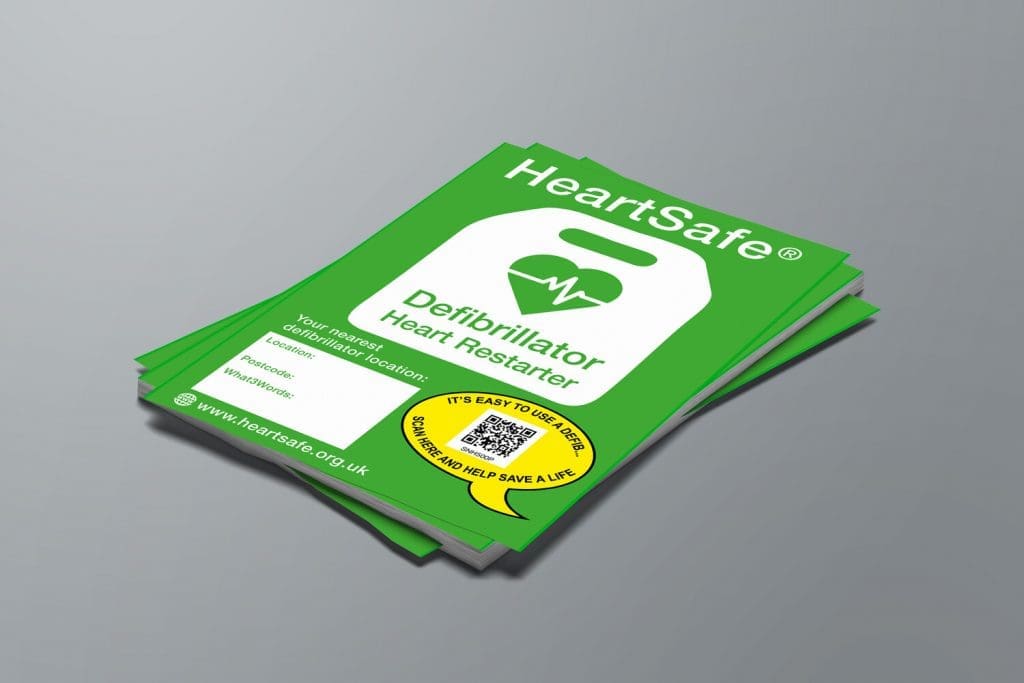 HeartSafe Defibrillator Sign