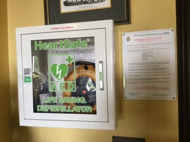 HeartSafe Life Saving Defibrillator Cabinet