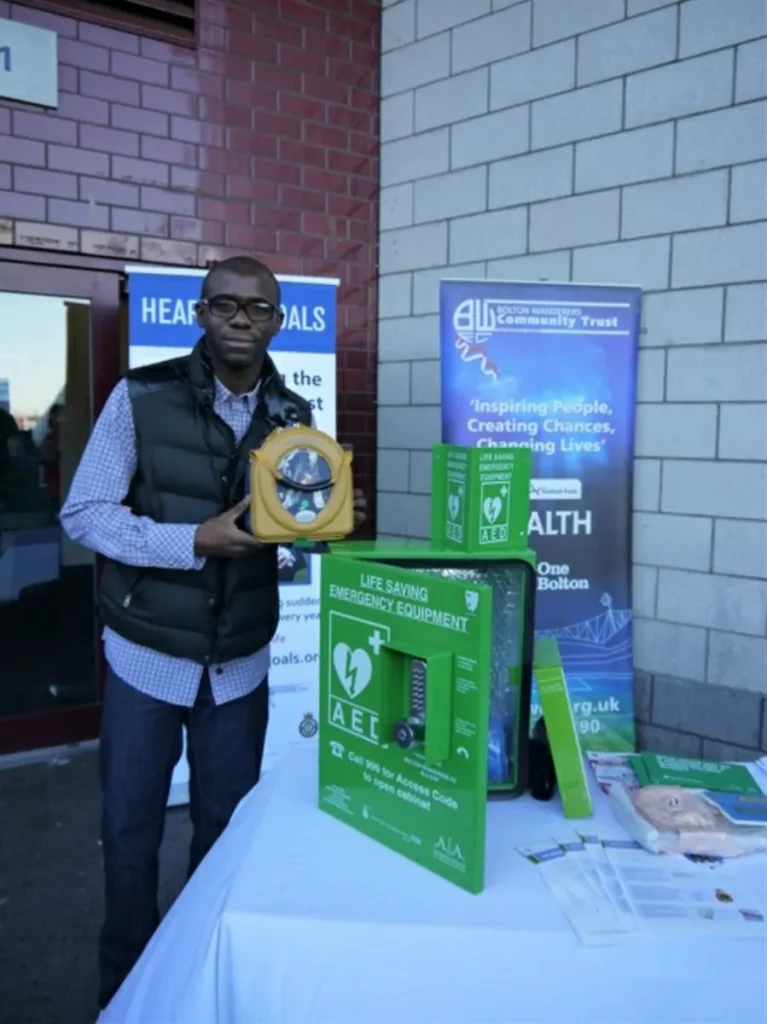 Automatic External Defibrillator at Bolton Wanderers