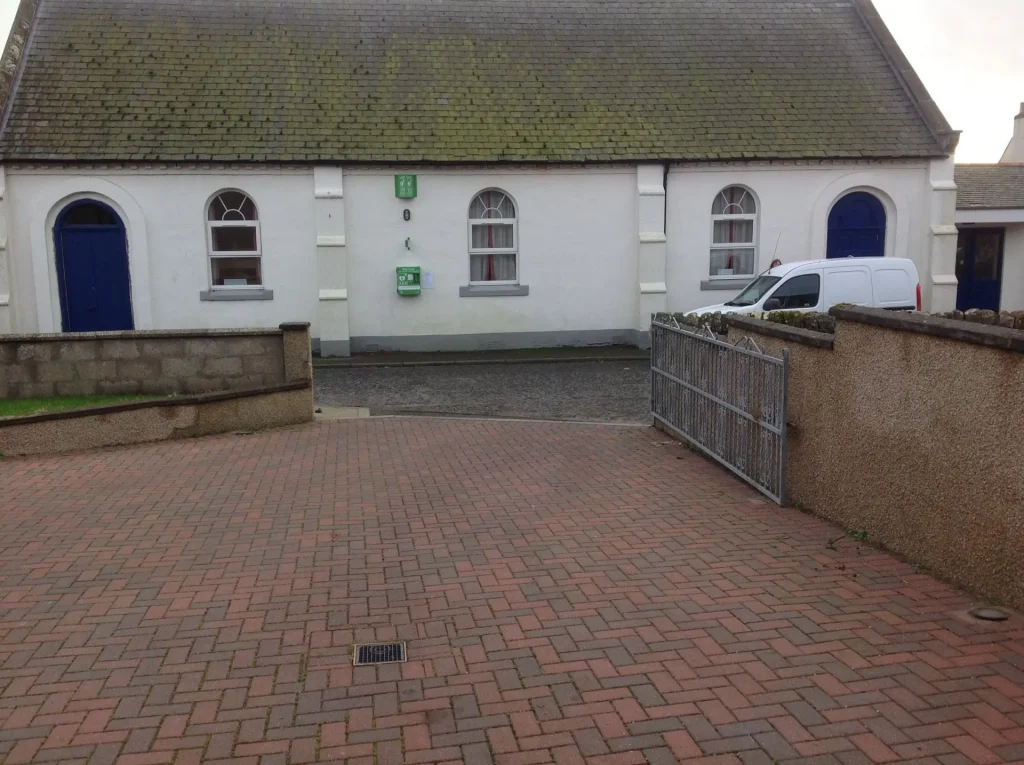 External Defibrillator at Johnshaven Village Hall