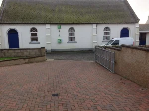 External Defibrillator at Johnshaven Village Hall