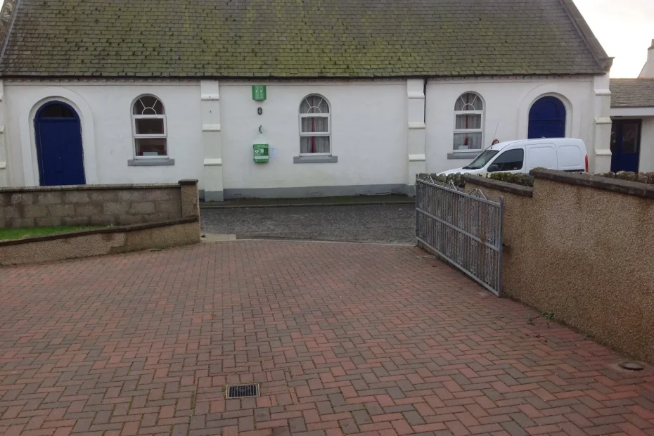 External Defibrillator at Johnshaven Village Hall