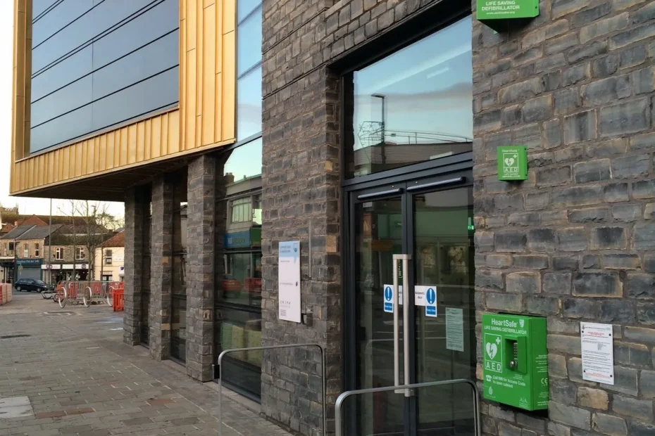 Automatic External Defibrillator at Keynsham Civic Centre