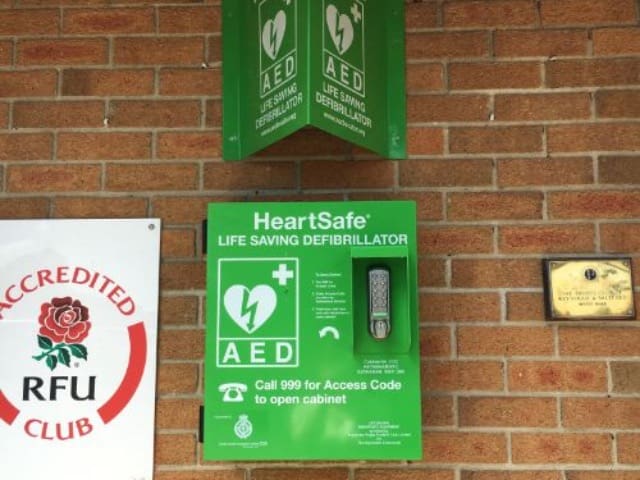 External Defibrillator at Keynsham RFC