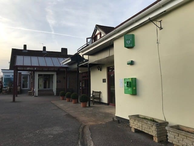 External Defibrillator At long ashton golf club