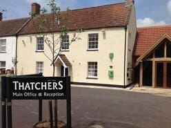 External Defibrillator at Thatchers Cider in Sandford