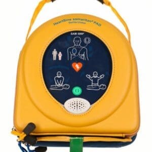 Heartsine samaritan PAD Defibrillator in case