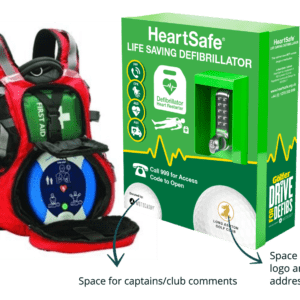 External Defibrillator and Portable Rucksack