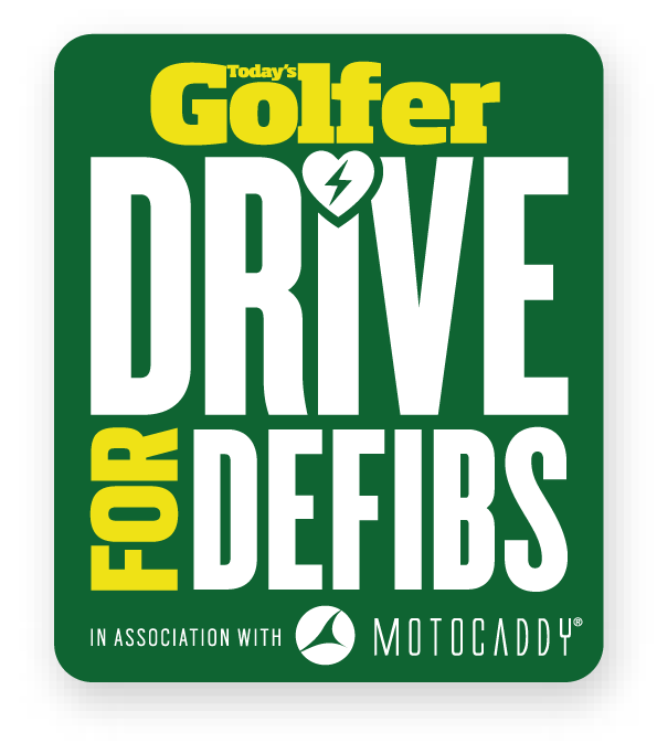 Todays Golfer Drive for Defibs logo