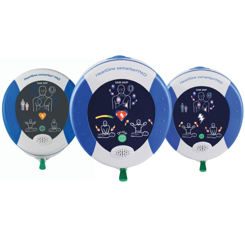 3 HeartSine Defibrillators