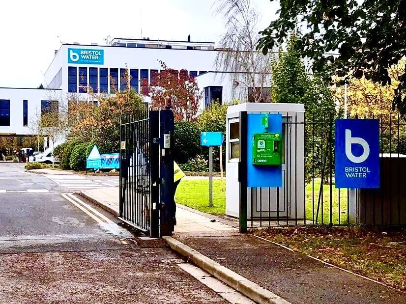 External Defibrillator at Bristol Water