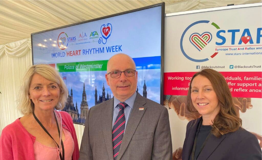group of people at world heart rhythm week
