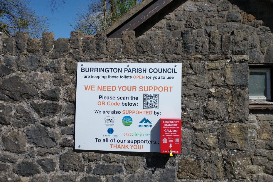 Burrington Combe Toilet block