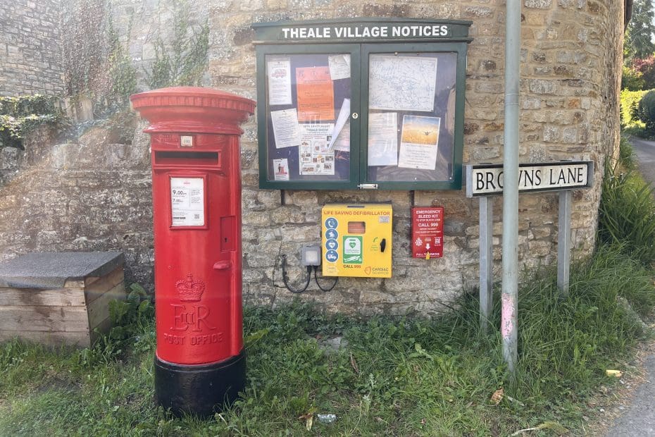 Theale Village Post Box