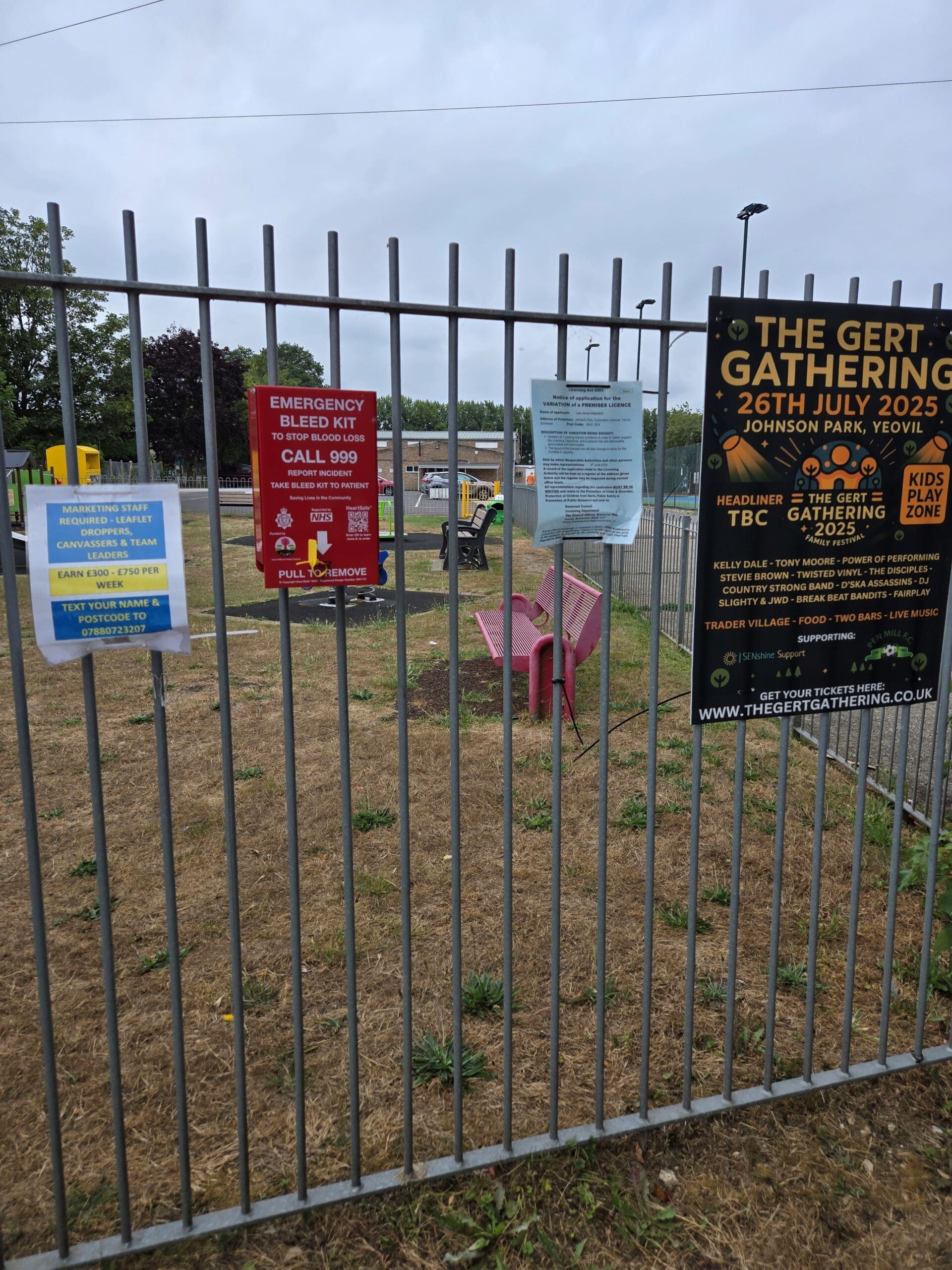 Yeovil Sports Club - Outside Entrance Gate